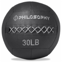 Wall Ball, 30 LB - Soft Weighted Medicine Ball, Non-Slip Grip