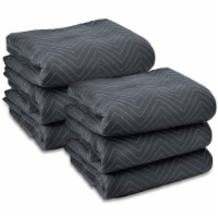 6-Pack, 40 x72 Ultra Thick Pro Moving & Packing Blankets - by Sure-Max