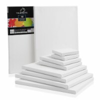 Stretched Painting Canvas (2 Ea.) 4x4 , 5x7 , 8x10 , 9x12 , 11x14