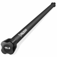 Workout Weighted Bar, 10 LB - Padded Workout Body Toning Exercise Bar