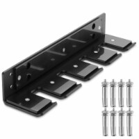 Vertical Mounted Barbell Holder - 4 Bar Wall Mount for 2 Olympic Bars