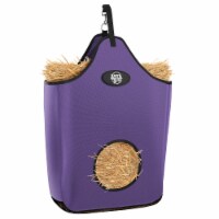 Horse Feeder Hay Bag Tote - Purple 1000D Fabric and Metal D-Ring