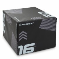 3 in 1 Plyometric Box, 16 x 20 x 24 - Soft Foam Plyo Jump Trainer