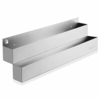 32 Double Tier Speed Rail, Stainless Steel Liquor Bottle Holder