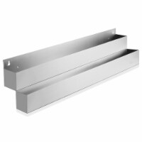 42 Double Tier Speed Rail, Stainless Steel Liquor Bottle Holder