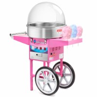Cotton Candy Machine & Electric Candy Floss Maker with Cart and Shield