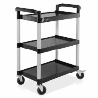 Jubilee 3-Tier Utility Service Cart with Wheels, 31.5 x 37.5