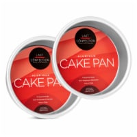 2-Piece Cake Pan Set, 6 x 2 Round Aluminum Pans