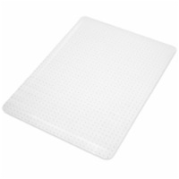 46 x 60 Office Chair Desk Mat for Low Pile Carpet, Clear