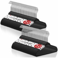 100 Black Velvet 11 Baby Hangers by Casafield