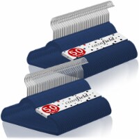 100 Royal Blue Velvet 14 Kid's Hangers by Casafield