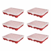 Sterilite 24 Compartment Stack and Carry Christmas Ornament Storage Box (4  Pack), 1 Piece - Fry's Food Stores