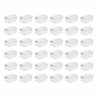 Sterilite 15-Quart Clear Stackable Latching Storage Box Container (36 Pack)