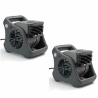 Lasko Misto Outdoor Patio Mister Portable Cooling Water Misting Fan (2 Pack)