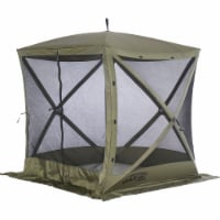 CLAM Quick-Set Traveler Portable Outdoor Gazebo Canopy Shelter & 3 Wind Panels