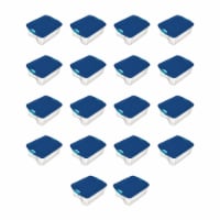 Sterilite 12 Gallon Latch and Carry Storage Tote Box Container, Clear (18 Pack)
