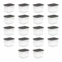 Life Story 6 Quart Rectangular Clear Plastic Lidded Storage Shoe Box, 4 Pack