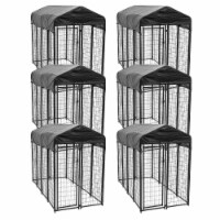 Lucky Dog Uptown Large Outdoor Covered Kennel Heavy Duty Dog Fence Pen 6 Pack 6 Piece Fry s Food Stores