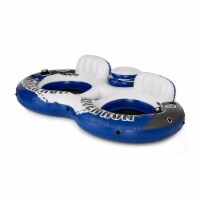 Intex River Run II Inflatable 2 Person Pool Tube Float w/ Cooler (18 Pack)