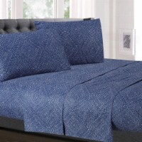 Sweet Home Collection | 3-Piece Parkview Printed Microfiber Sheet Set, Twin