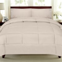 Sweet Home Collection | Down Alternative Comforter All Season Warmth, Queen, Cream