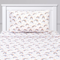 Sweet Home Collection | Rainbow Printed Sheet Set, Kids Fun and Comfortable, Twin