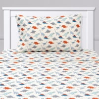 Sweet Home Collection | Dinosaur Printed Sheet Set, Kids Fun and Comfortable, Twin XL Perspective: Main