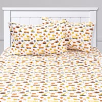 Sweet Home Collection | Construction Printed Sheet Set, Kids Fun and Comfortable, Full