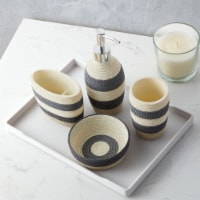 Sweet Home Collection | Twist Bath Accessory Collection, 4 Piece Set
