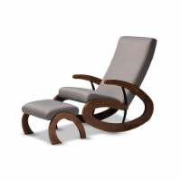 Baxton Studio BBT5317-Grey-Otto-Set Kaira Modern & Contemporary Gray Fabric Upholstered & Wal