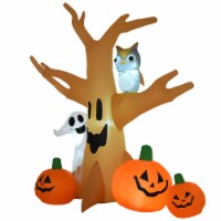 7.5’ Decorative Outdoor Halloween Inflatable Creepy Haunted Tree Yard