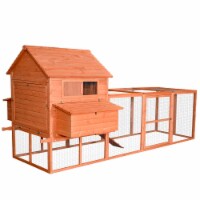 Outdoor Backyard Chicken Coop  Hen House Small Animal Poultry Hutch