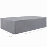 Outdoor Furniture Cover Sectional Sofa Set, Chaise Chair 97 x 65 x 26 , Grey