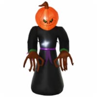 7ft Halloween Inflatable Pumpkin Reaper Ghost Outdoor Decorations Yard