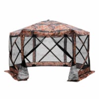 Large Outdoor Pop-up Canopy Shade w/ Easy Setup & Huge Spacious Design Flower
