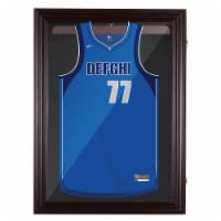 32” x 24” UV-Resistant Sports Jersey Frame Display Case - Cherry Brown
