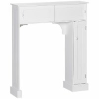 Bathroom Over-The-Toilet Storage Cabinet Shelf Freestanding Spacesaver