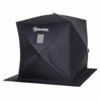 2 Person Ice Fishing Shelter, Waterproof Oxford Fabric Portable Pop-up Ice Tent