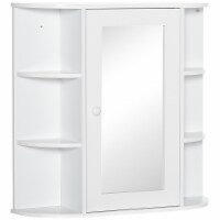 Over-the-Sink Bathroom Storage Organizer Cabinet with Mirrored Door,Shelves