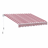 Openable Outside Sun Shade for Window/Door to Reduce Heat in Your Home, Red