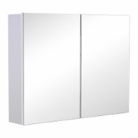 Wooden Toiletry Mirror Carbinet w/ Removeable Shelves, Storage, & Quiet Hinges