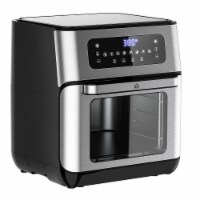 10Qt Air Fryer Oven LED Touch Display Countertop Baker Oven w/ 8 Cooking Modes