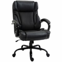 Faux Leather Executive Office Chair Tall Computer Chair with Adjusted Height
