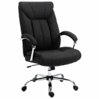 Swivel Computer Desk Chair, Office Chair w/ Adjustable Height, Headrest, Black