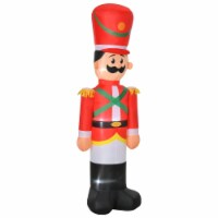6' Inflatable Christmas Nutcracker Soldier Blow-Up Outdoor Display w/ LEDs