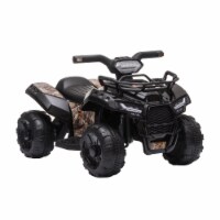 Kids 6V Battery Powered Ride On Car Quad Four Wheeler ATV Toy w/ LED Headlights