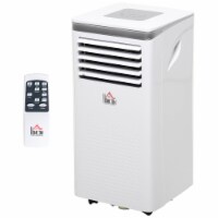 Mobile Air Conditioner 10,000 BTU with 4 Modes, 2 Speeds, LED Display and 24 Timer, White