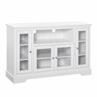 Kitchen Storage Buffet w/Large Countertop, Adjustable Shelves, & 4 Door Cabinets