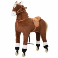 Indoor Childrens Fun Rocking Rolling Pony with Large Size for Kids 5-16 Years