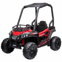 Outdoor Childrens Electric ATV Car w/ Real Suspension & Remote Control, Red